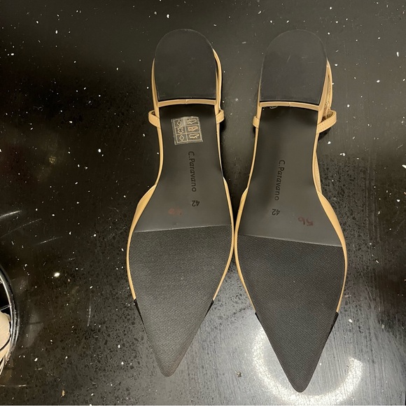 C.PARAVANO Pointed Toe Elegant Slingback Flats for Women Shoes. Size 42 US 11 - Picture 2 of 2